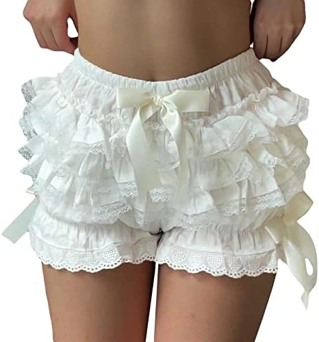 LSFYSZD Women's Multi-Layer Ruffled Frilly Lace Shorts Pants LSFYSZD Women's Multi-Layer Ruffled Frilly Lace Shorts Pants